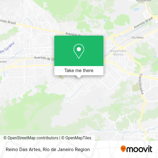 Reino Das Artes map