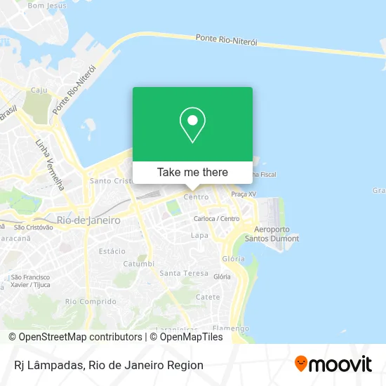 Rj Lâmpadas map