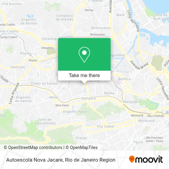 Autoescola Nova Jacare map