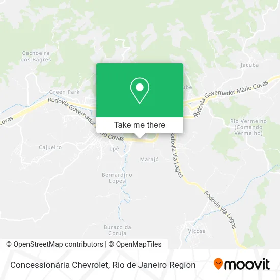 Concessionária Chevrolet map