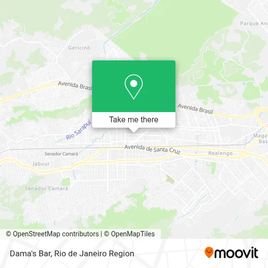 Dama's Bar map