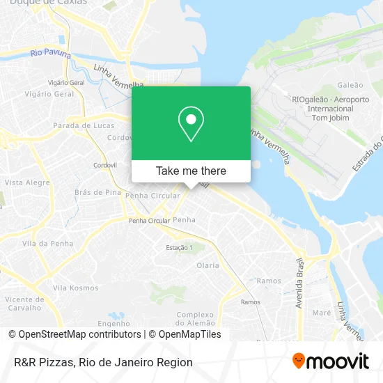 R&R Pizzas map