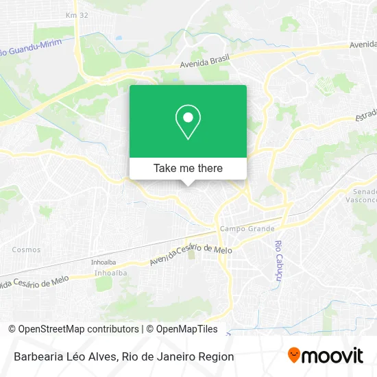Barbearia Léo Alves map