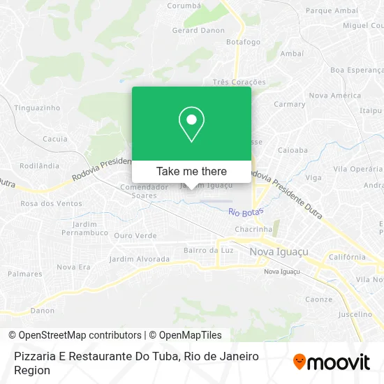 Pizzaria E Restaurante Do Tuba map