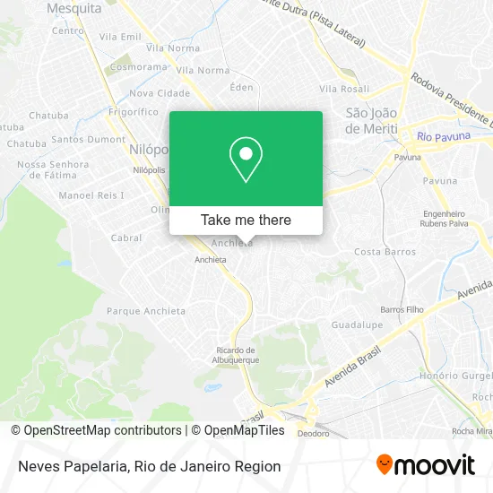 Neves Papelaria map