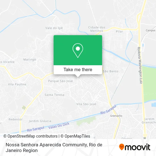 Nossa Senhora Aparecida Community map