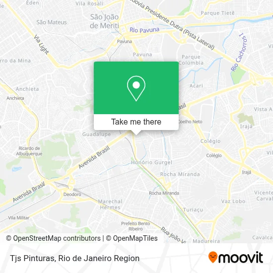 Tjs Pinturas map