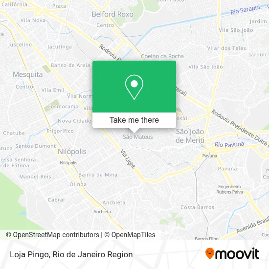 Loja Pingo map