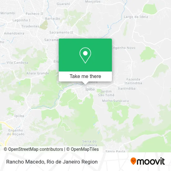 Rancho Macedo map