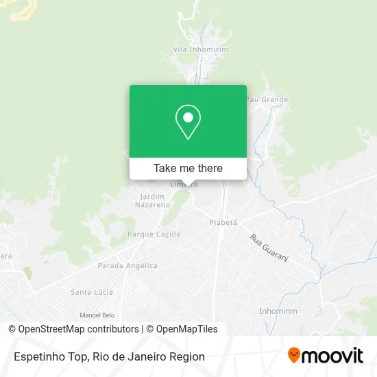 Espetinho Top map