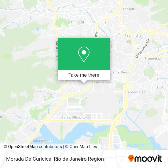 Morada Da Curicica map