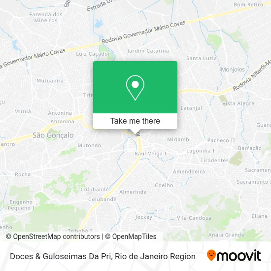 Doces & Guloseimas Da Pri map