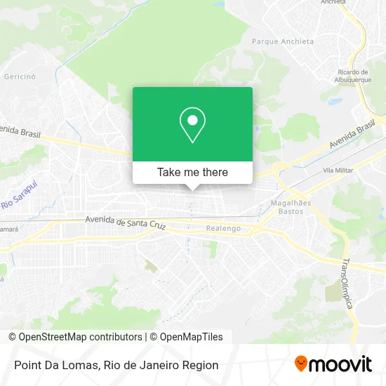 Point Da Lomas map