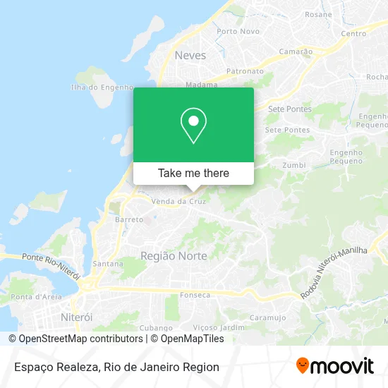 Espaço Realeza map