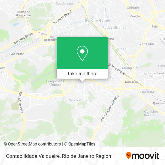 Contabilidade Valqueire map