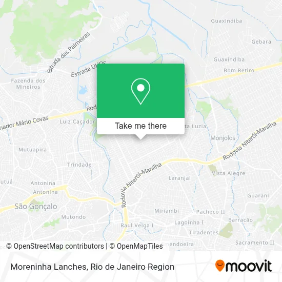 Moreninha Lanches map