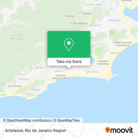 Artelasse map