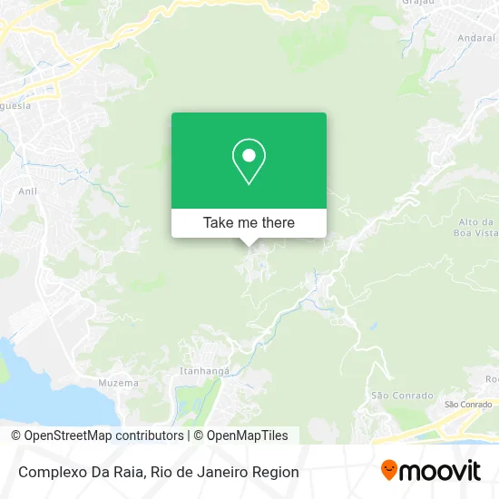 Complexo Da Raia map