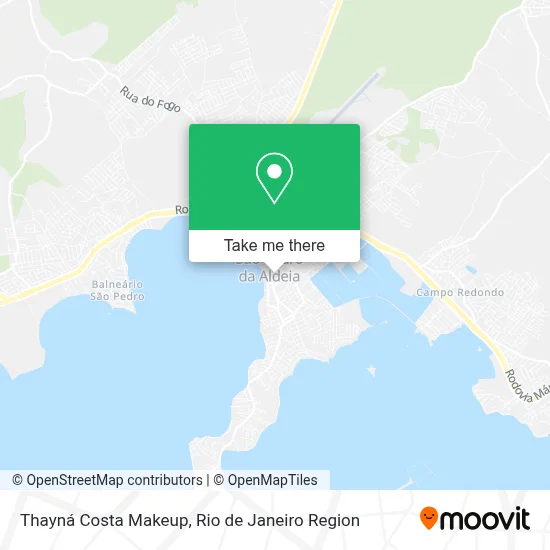 Thayná Costa Makeup map