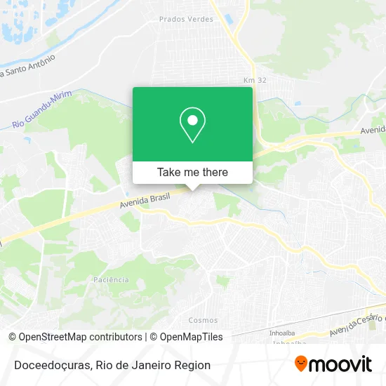 Doceedoçuras map