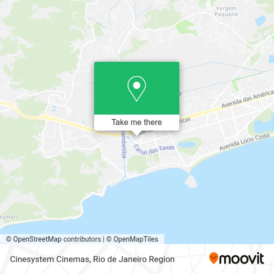 Cinesystem Cinemas map