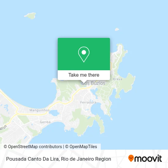 Pousada Canto Da Lira map