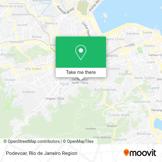 Podevoar map