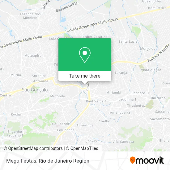 Mega Festas map