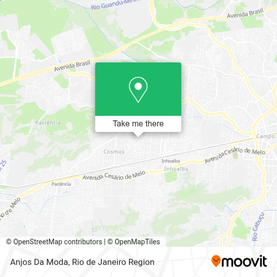 Anjos Da Moda map