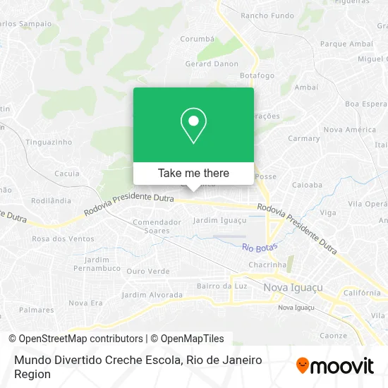 Mundo Divertido Creche Escola map