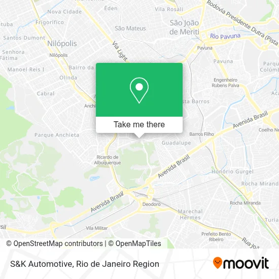 S&K Automotive map