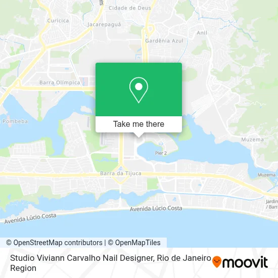 Studio Viviann Carvalho Nail Designer map