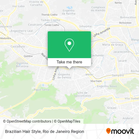 Brazilian Hair Style map