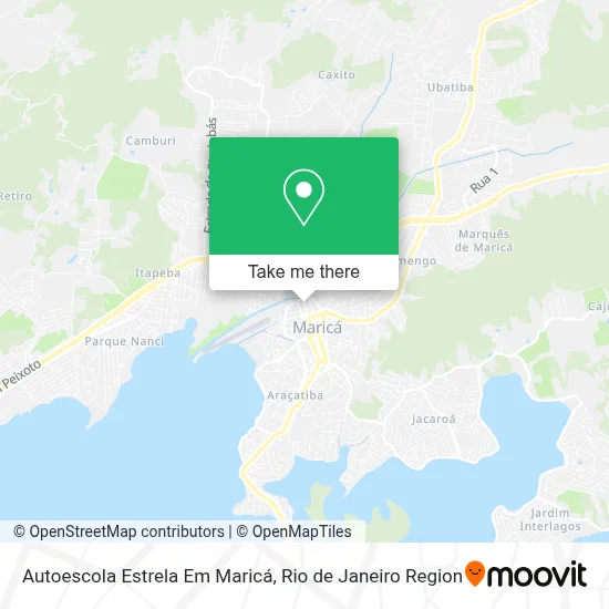 Autoescola Estrela Em Maricá map