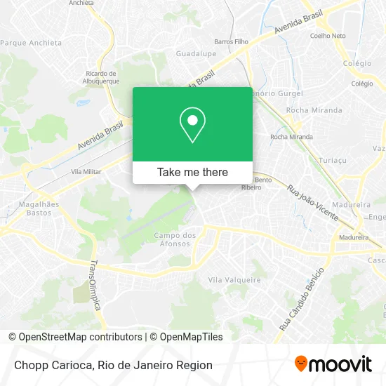 Chopp Carioca map