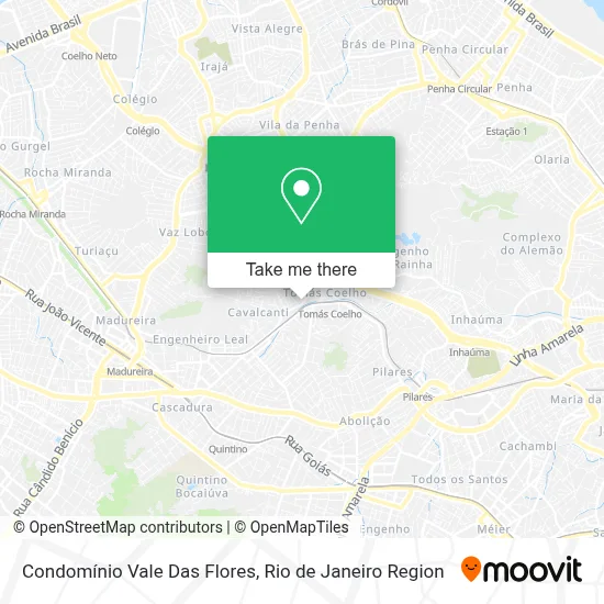 Condomínio Vale Das Flores map