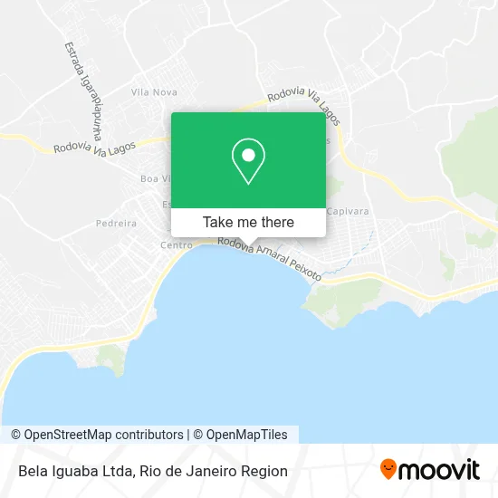 Bela Iguaba Ltda map