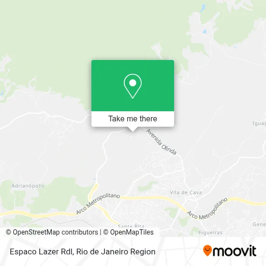 Espaco Lazer Rdl map