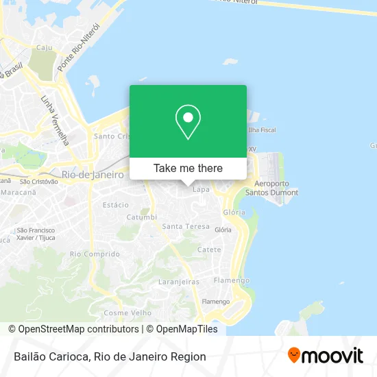 Bailão Carioca map