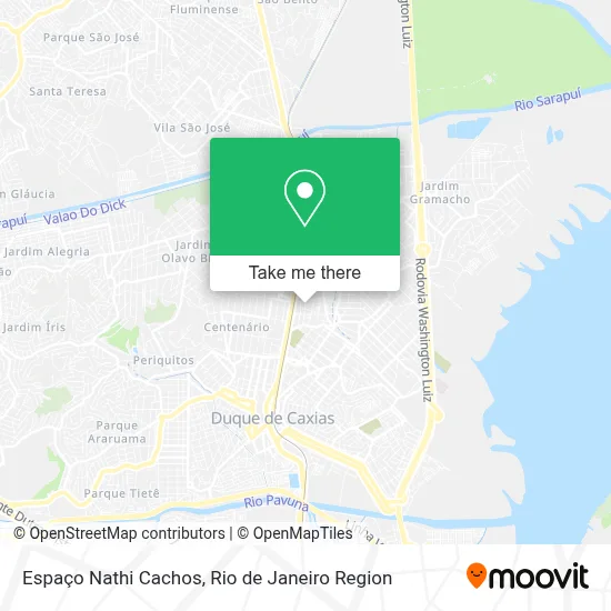 Espaço Nathi Cachos map