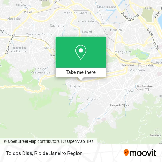 Toldos Dias map