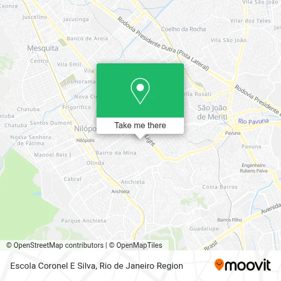 Escola Coronel E Silva map