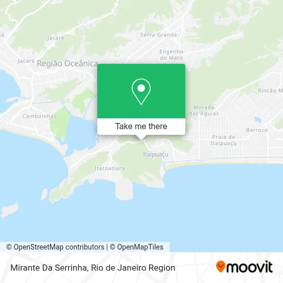 Mirante Da Serrinha map