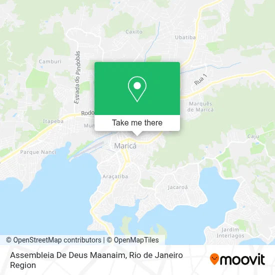 Assembleia De Deus Maanaim map