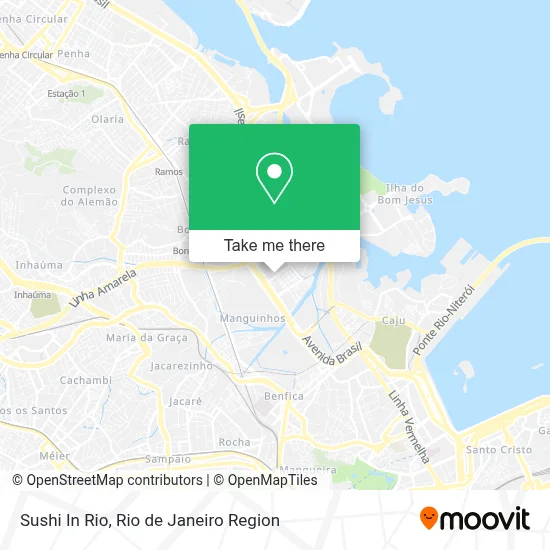 Sushi In Rio map