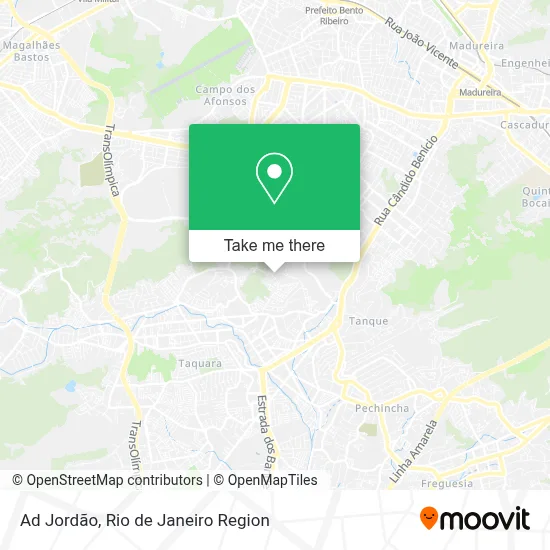 Ad Jordão map
