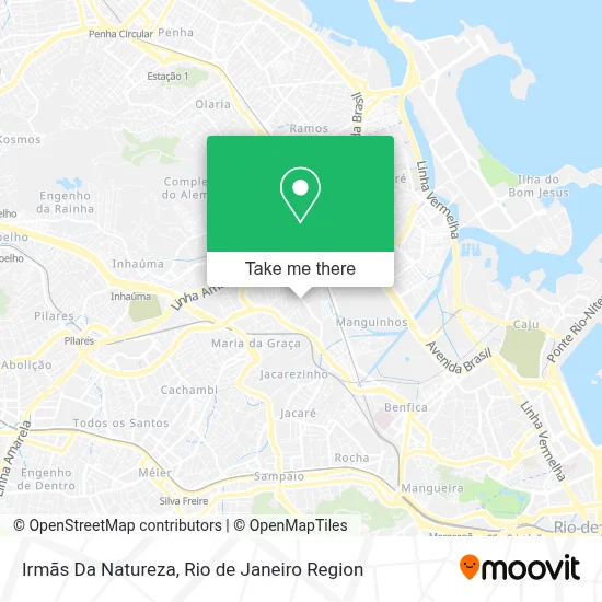 Irmãs Da Natureza map