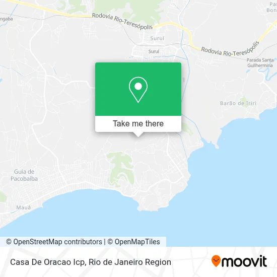 Casa De Oracao Icp map