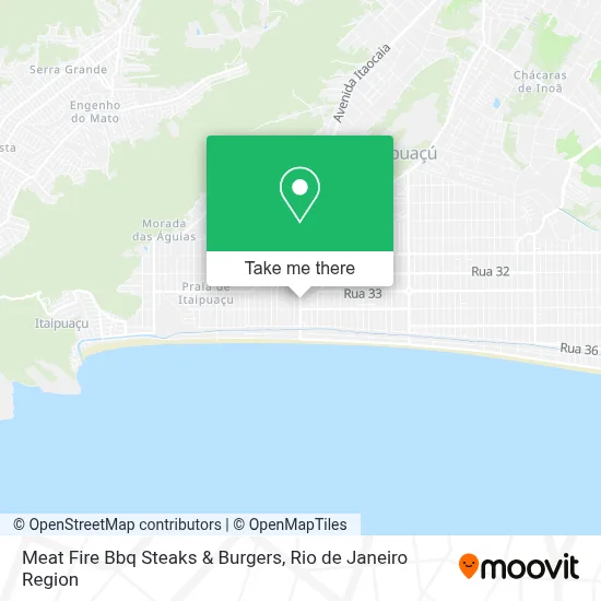 Meat Fire Bbq Steaks & Burgers map