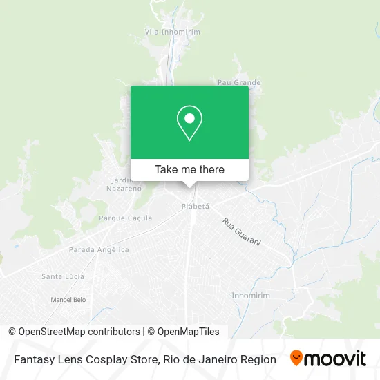 Fantasy Lens Cosplay Store map